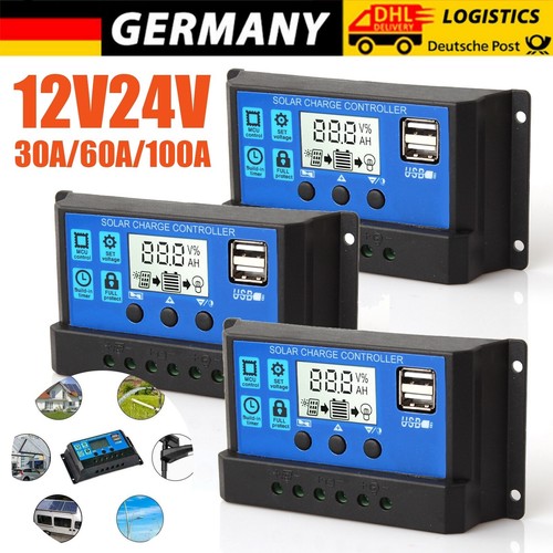 30a 100a solar laderegler pwm - 30a-100a,