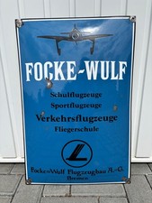 Emailleschild focke wulf - emailleschild,