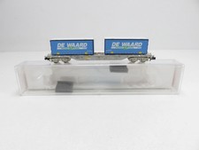 (RBT874) Fleischmann 845373 Containertragwagen AAE "DE WAARD", DC, N, OVP