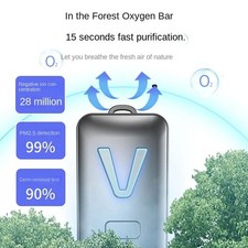 Tragbarer Luftreiniger mit hoher negativer Ionenleistung für Allergie und Rauch