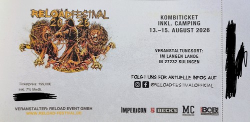 Reload festival tage - reload,