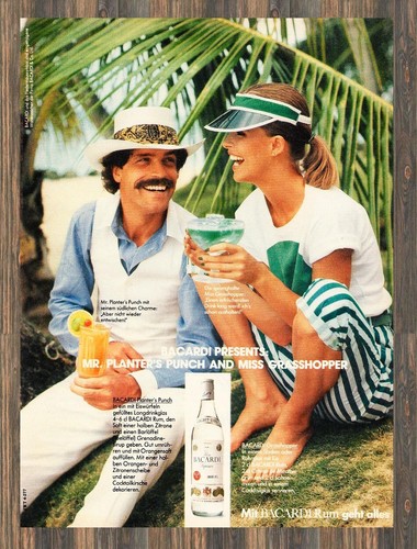 Bacardi reklame werbeanzeige - bacardi,
