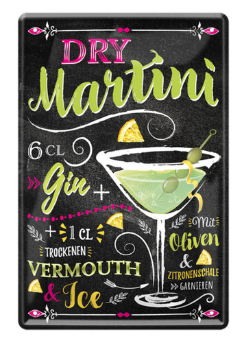 Dry martini 20x30cm - martini'',