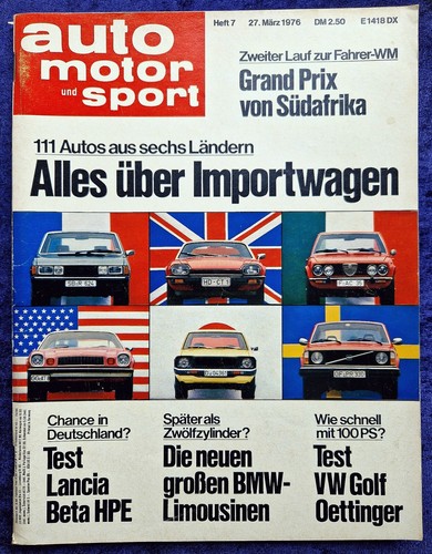 Ams 1976 test lancia beta - ,