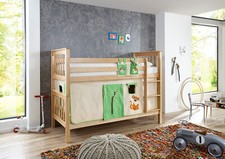 Etagenbett mit hohem Kopf- und