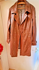 Damenmantel aus Leder