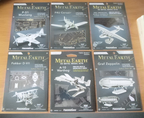 Metal earth x flugzeuge - x,