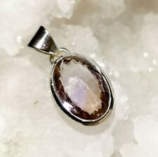 Anhänger Ametrin, 925er Silber - Amethyst - Citrin - Lila - Gelb  - facettiert