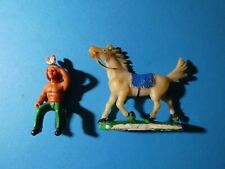 DDR Indianer Reiter mit Pferd    Selten    Bayer Hopf Fischer Ari Greiner  2/8