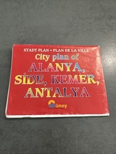 Stadtplan City Plan of Alanya, Side, Kemer, Antalya