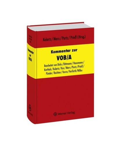 Kommentar zur vob - kommentar, vob/a