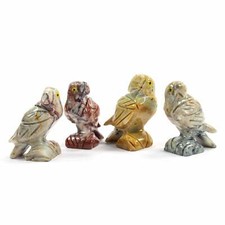 Steinfigur Papagei Rio