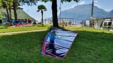 3 Windsurf Segel u 1 Gabelbaum f Aufsteiger: Neuwertig u gebraucht-guter Zustand