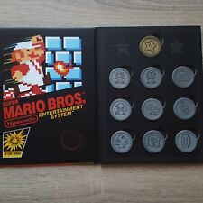 Super Mario Bros. Coin Collector's Album mit allen 10 Münzen Nintendo 2018