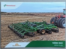 KVERNELAND TURBO-MAX Scheibeneggen Prospekt Traktor Schlepper Bulldog