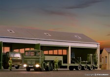 Kibri 18024 Spur H0 - Bundeswehr MAN mit Tiefladeauflieger NEU und OVP