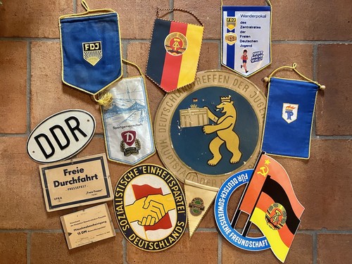 Ddr wimpel fdj sed fahne - wimpel,