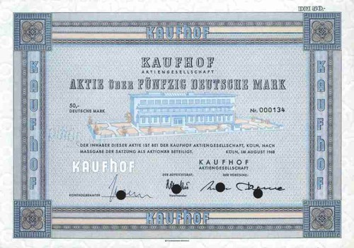 Kaufhof 1968 köln - ag,