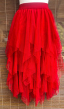 Damen Maxirock Tutu Tüllrock