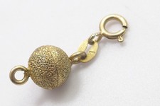 Verschluss Anhänger 925 Sterling SILBER vergoldet Magnetverschluss pendant