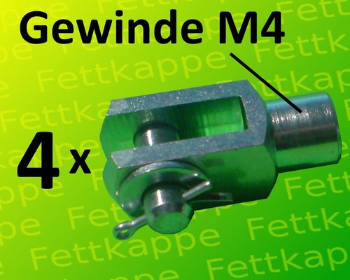 Gabelkopf 4x8 m4 mit - 4x8,