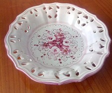 Obst/Gebäck Schale mit Blumendekor, Kirsch Keramik, Nr. 9361/23