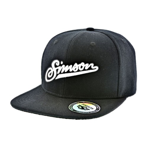 Basecap snapback schwarz - basecap,