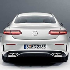 E 43 AMG Auspuffblenden chrom