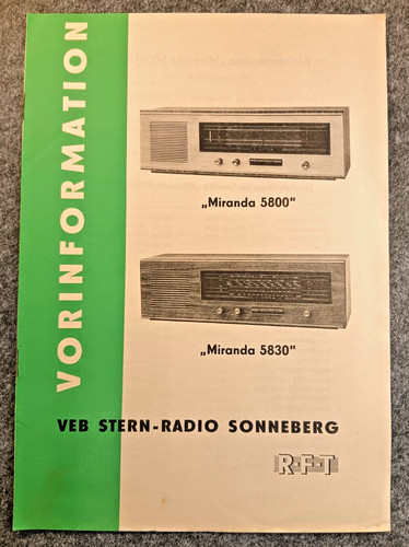 Veb stern radio sonneberg - stern,