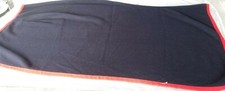 Rückenwärmer Nierendecke Abschwitzdecke Pferd Schwarz - Rot Ausreitdecke Fleece 