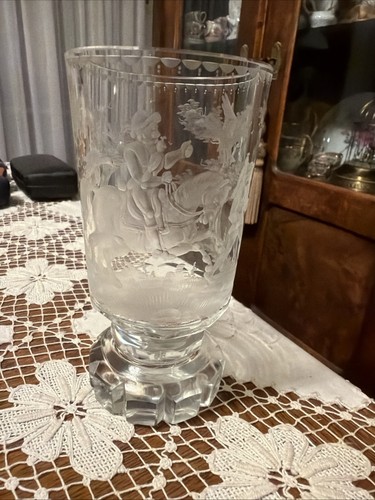 Antiker schwerer fussbecher - antiker,