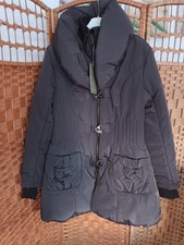 Franstyle Damen-Winter-Mantel*Braun*Gr. 42 & 46*Kragen*Karabiner*Reißverschluss