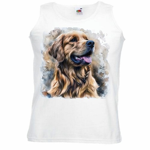 Tank top golden retriever - top,