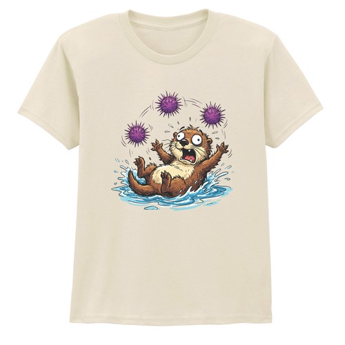Süßes otter kinder shirt - süßes, t-shirt
