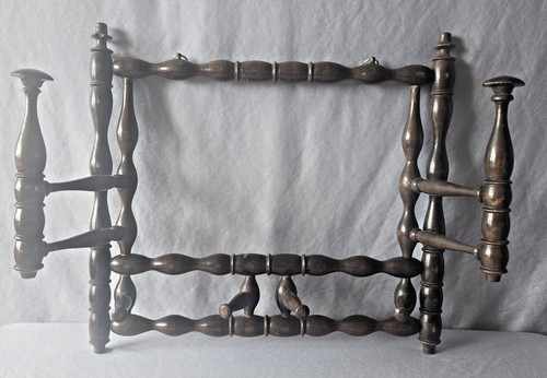 Antike gedrechselte garderobe - gedrechselte,