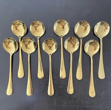 12 Suppenlöffel glänzend