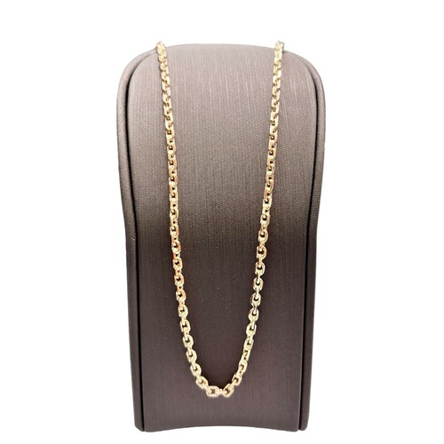 9ct rose gold solid oval - gold,