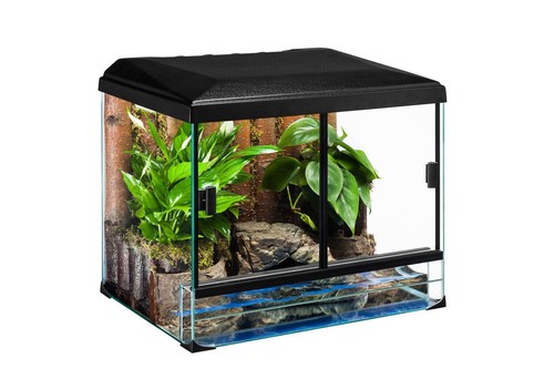 Glas terrarium set turtle - set,