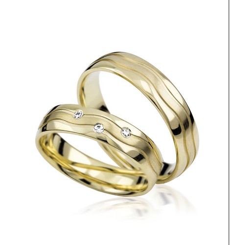 333 gold trauringe eheringe - 2x,