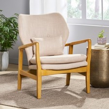 Lounge chair wooden frame with - lounge,