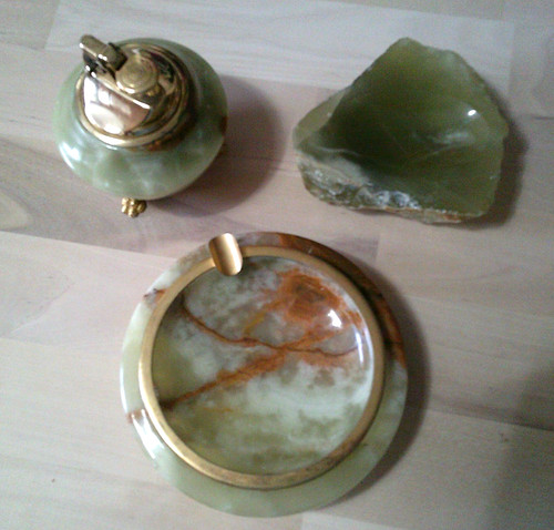 Marmor messing schreibtischset - marmor-messing,