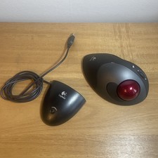 Logitech Cordless Optical Trackman T-RB22 Mouse + Receiver TESTED TRB22 T RB22