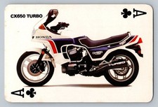 Honda CX650 Turbo Playing Card