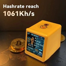 NerdMiner V2-NM 1060Kh/s BTC Solo Lotto Miner Mini Krypto Maschine Tischuhr