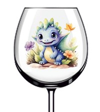 12x Aquarell Baby Dinosaurier