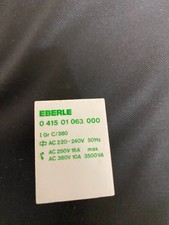 Eberle  Relais Schütz  220Volt 16A  0 415 01 063 000  NEU aus Lagerauflösung
