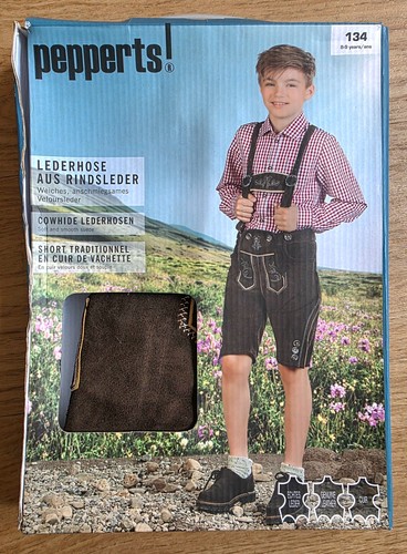 Neu ovp trachtenlederhose mit - neu&ovp,