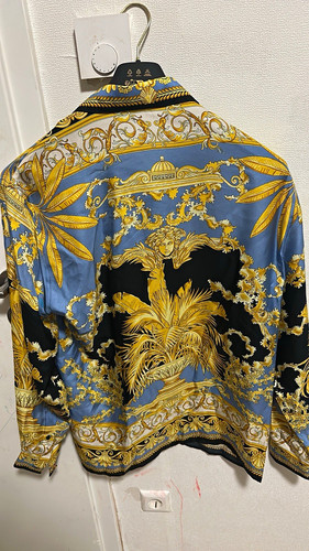 Versace herren langarm hemd - herren,