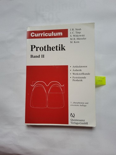 Curriculum prothetik band - prothetik, ii