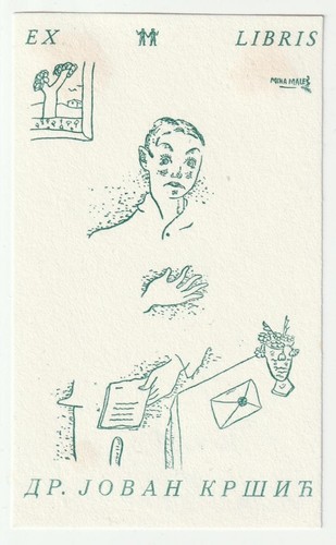 Miha males exlibris - males:,